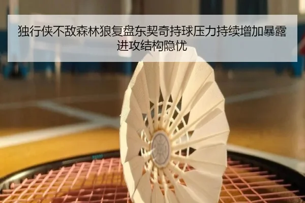独行侠不敌森林狼复盘东契奇持球压力持续增加暴露进攻结构隐忧